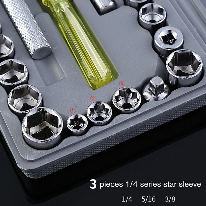 40pcs Motorcycle Tool Case Precision Socket Wrench Set Sleeve Screwdriver%20(7)