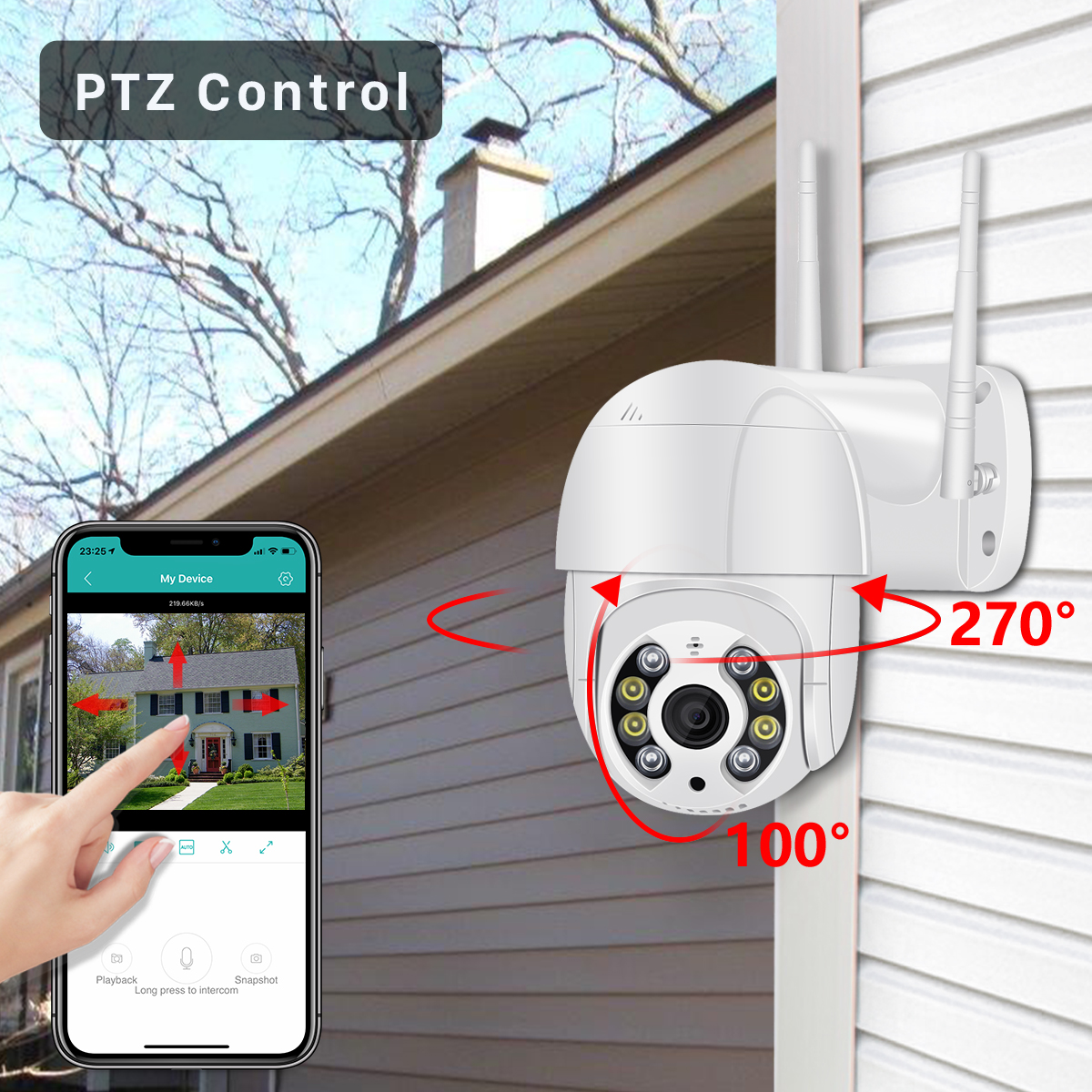 Detection Auto Tracking Waterproof WiFi IP Camera Two Way Audio Night Vision%20(14)