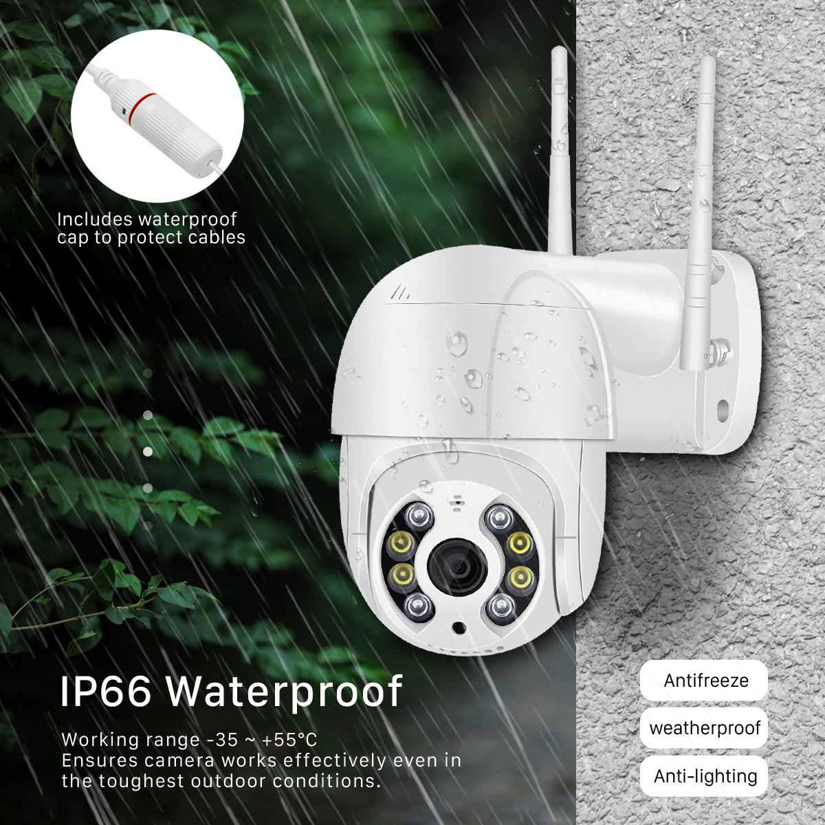 Detection Auto Tracking Waterproof WiFi IP Camera Two Way Audio Night Vision%20(9)