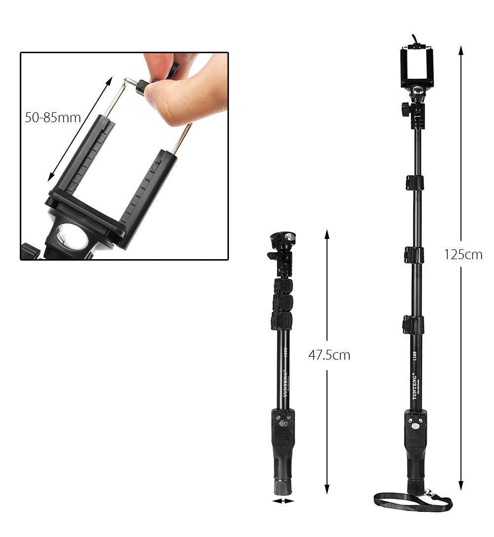 Yunteng YT 1288 Monopod With Zoom Controller Remote%20(1)