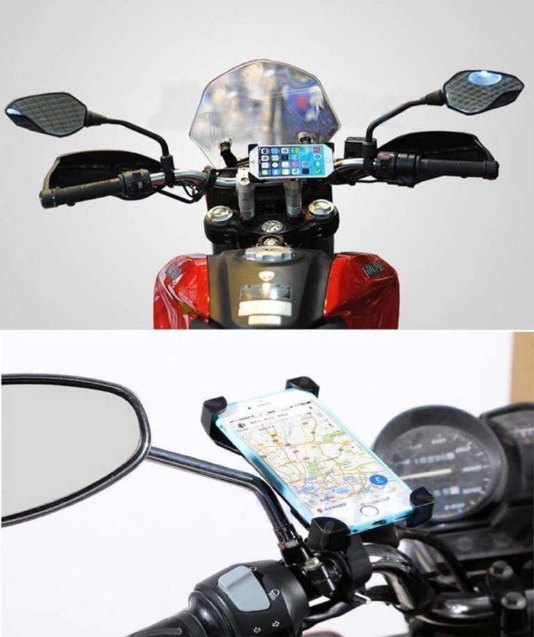 mobile holder for motorcycle and bike universal (2)