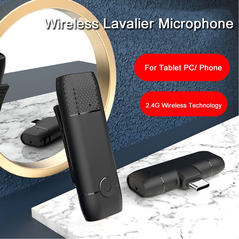 MK 9 lapel clip wireless microphone for phone connection collar clip wireless mic live (2) ParsianKala,com
