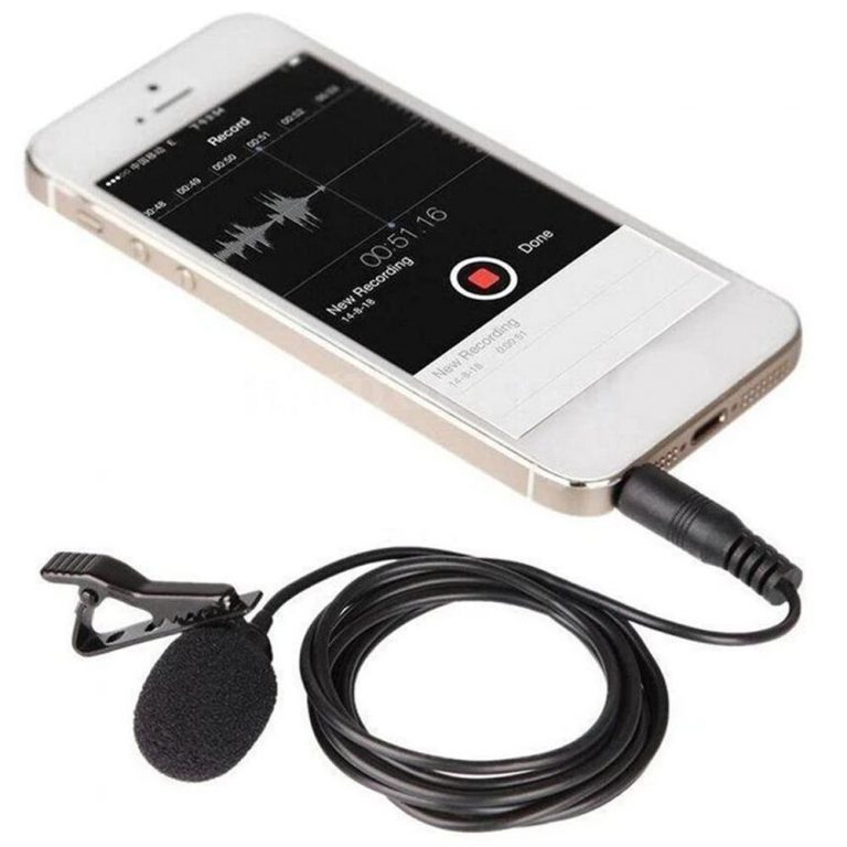 Mini Lavalier Mic Tie Clip Microphones Smart Phone Recording PC%20(5)