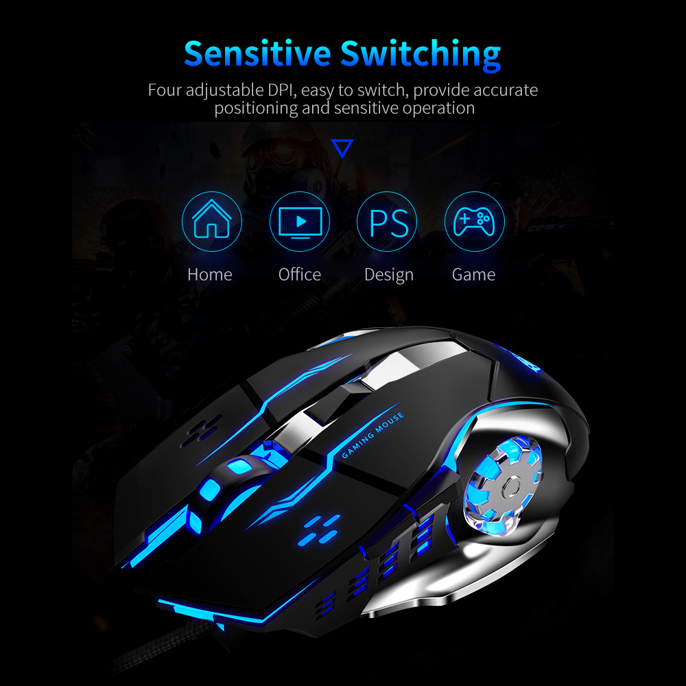 AULA S20 USB Wired Gaming Mouse Programmable 2400DPI Optical Ergonomic Mouse%20(4)