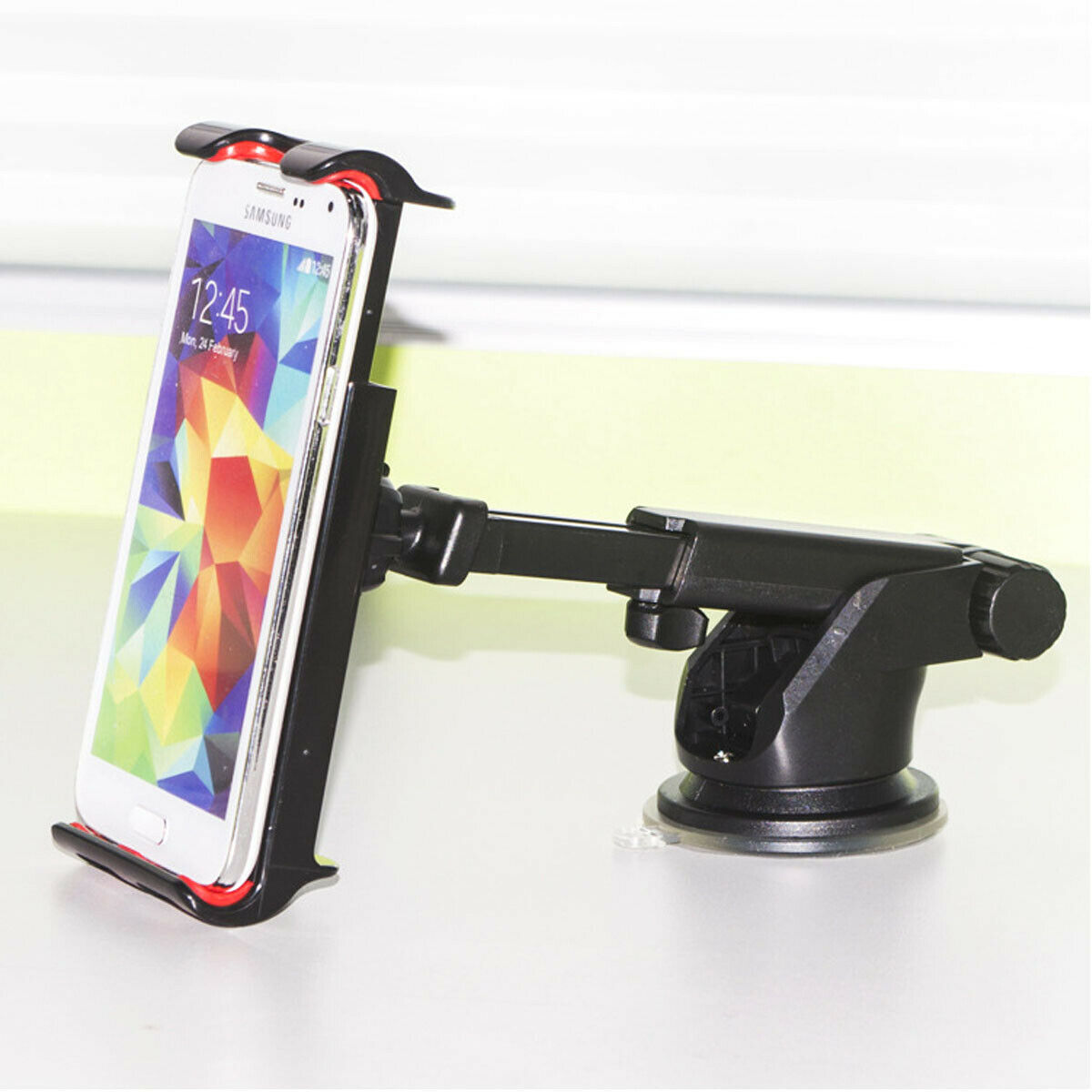 smart long neck phone holder mobile stand for car car mount%20(15)
