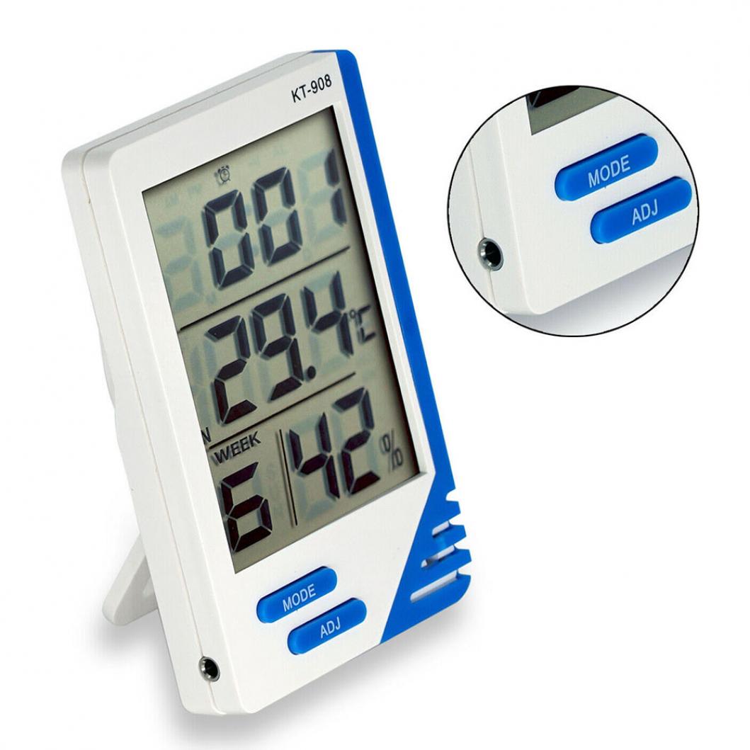 Electronic Digital LCD Thermometer Hygrometer Temperature Humidity Meter KT 908%20(5)