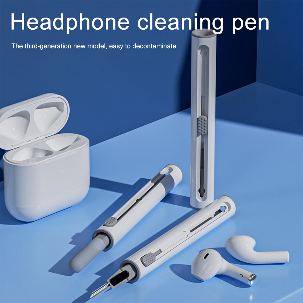 Q5 bluetooth earphone telescopic cleaning pen brush (4)
