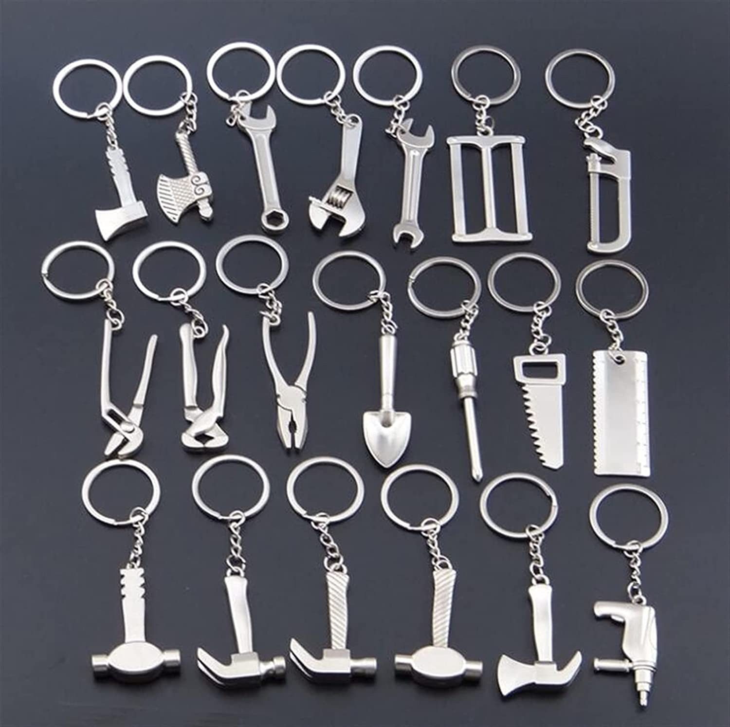 alloy wrench spanner hand tool shaped design pendent keyring key chain gift%20(11)
