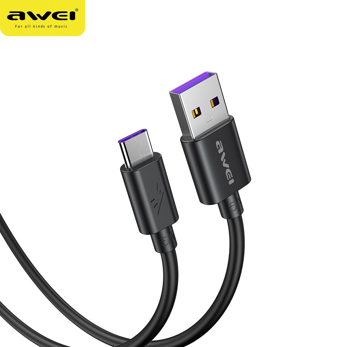 Awei CL 110t USB Type C USB 5A Fast Charging Cable%20(4)