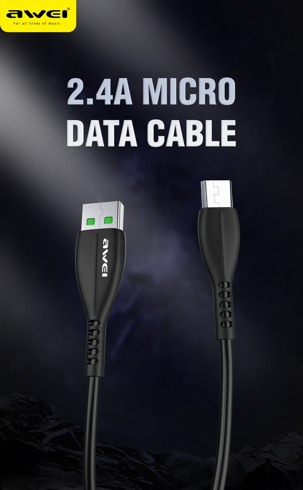 Awei CL 115M Micro USB Cables 2%20(2)