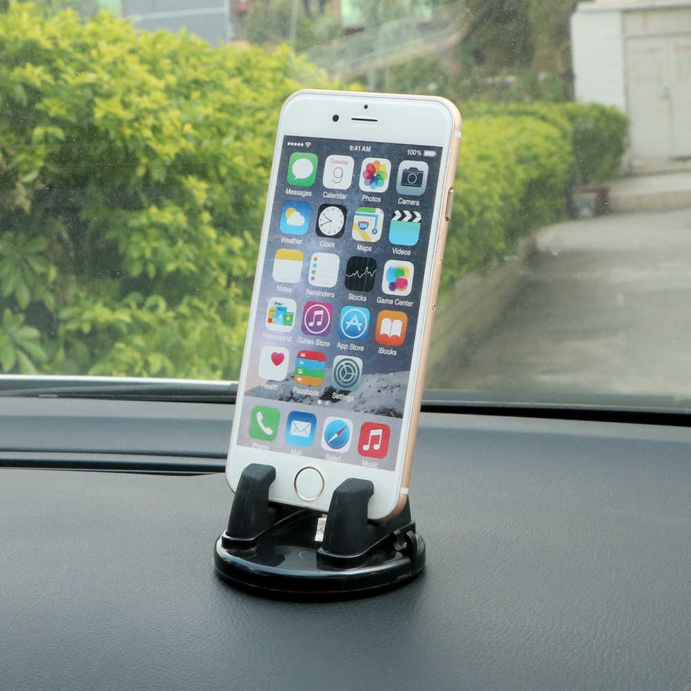 Car Phone Holder Stands Rotating Adhesive Support Silicone Table Anti Slip Mount Mobile GPS Adjustable Bracket%20(12)