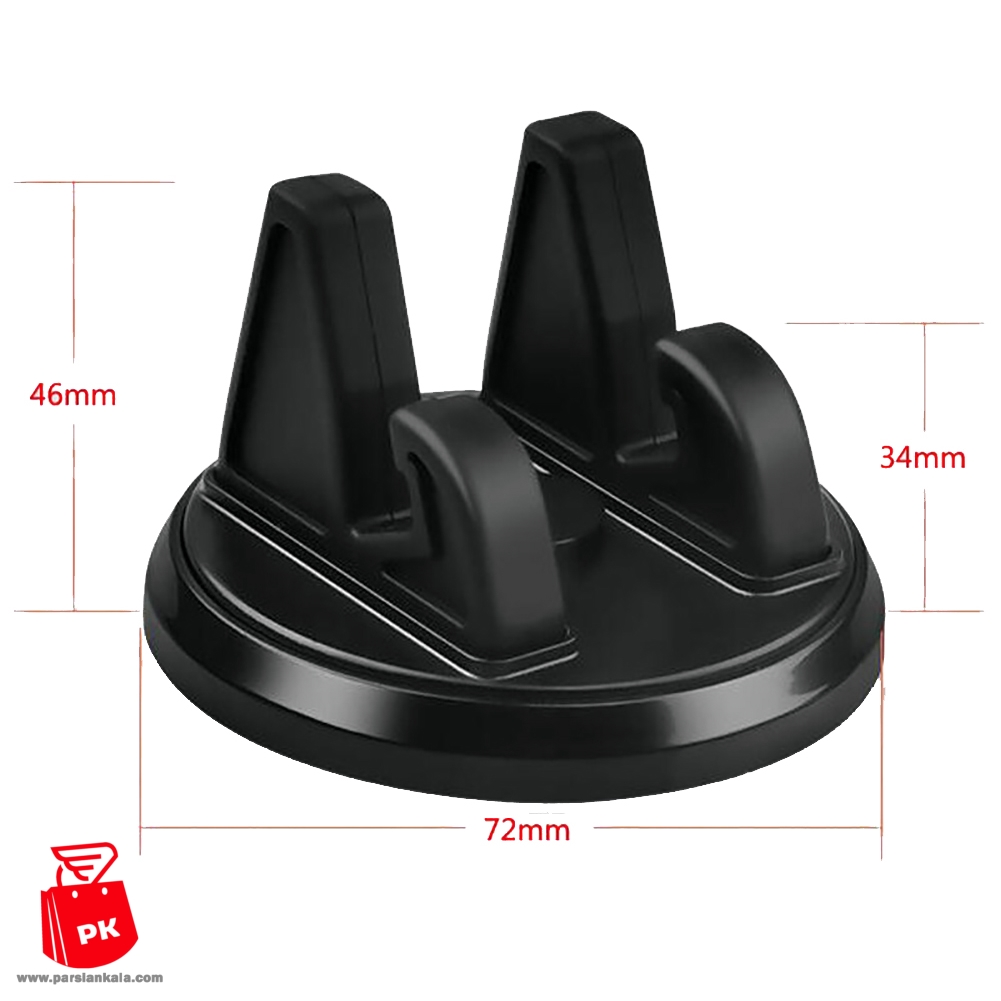 Car Phone Holder Stands Rotating Adhesive Support Silicone Table Anti Slip Mount Mobile GPS Adjustable Bracket (26) ParsianKala,com