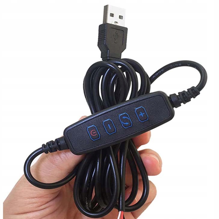 کابل دیمردار یدکی ریموت کنترل USB برای رینگ لایت