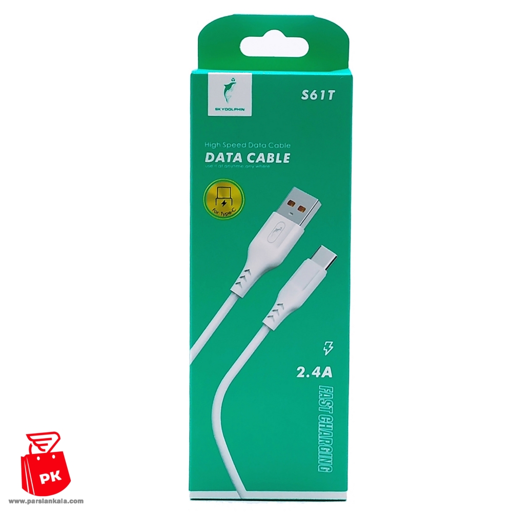sky dolphin S61T type c to uSB fast charger cable ParsianKala,com