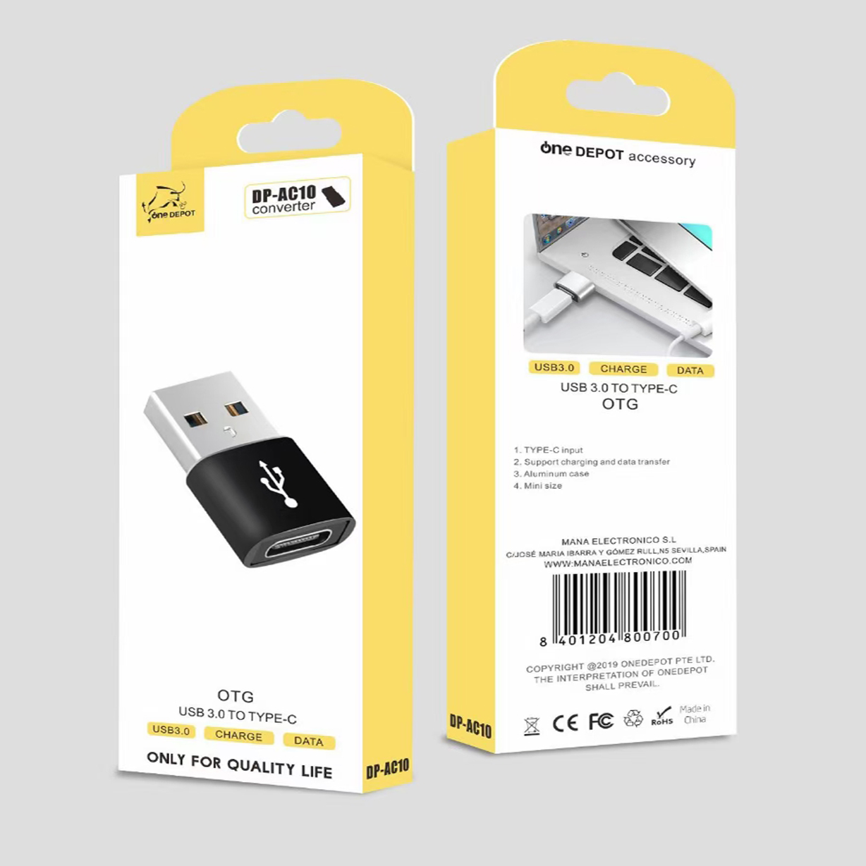 Type C Female To USB 3 0 Male Adapter OneDepot DP AC10%20(34)