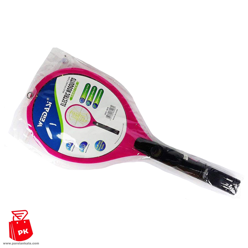 weidasi fly swatter bat racket mosquito killer electric with LED light wd 908%20(1) ParsianKala.com