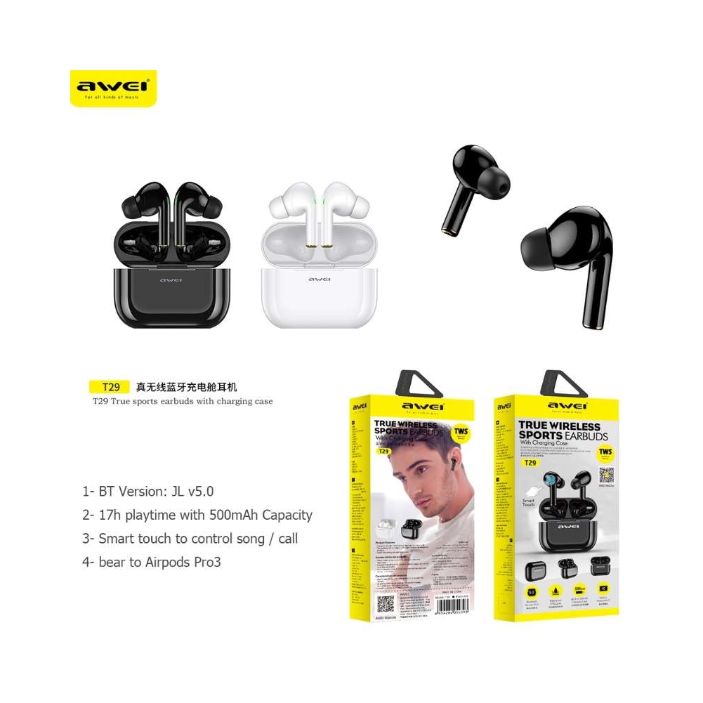 Awei T29 true wireless sport earbuds%20(3) parsiankala.com