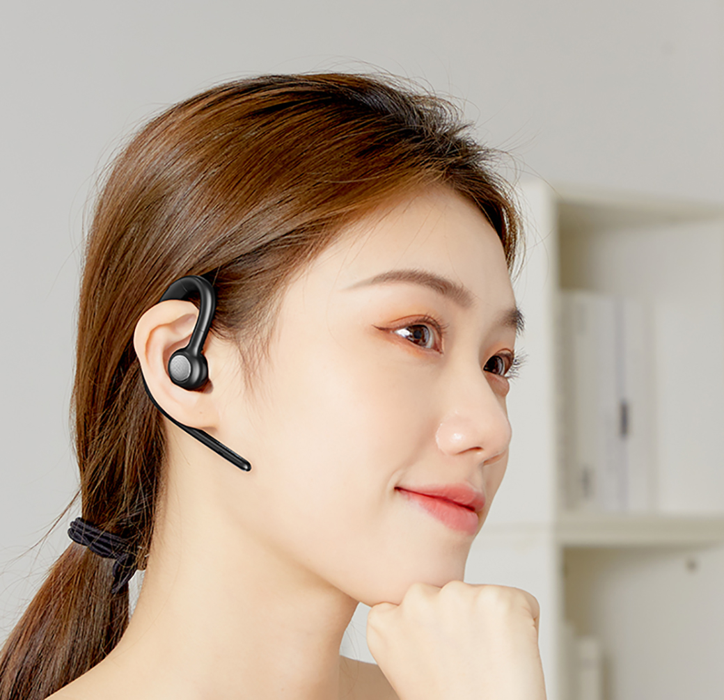Remax RB T39 ear hook wireless headset for noise reduction calls (3)