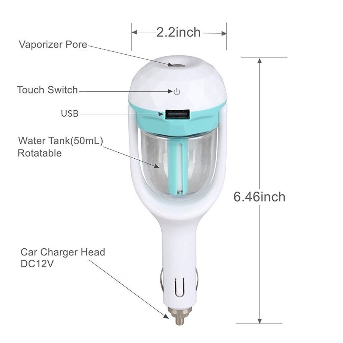 car steam humidifier usb charger%20(15)