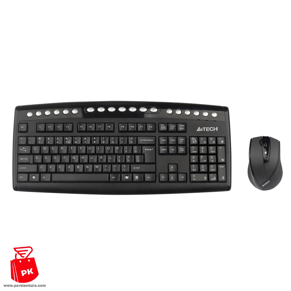 A4tech 9100F Wierless Keyboard Mouse ParsianKala.ir