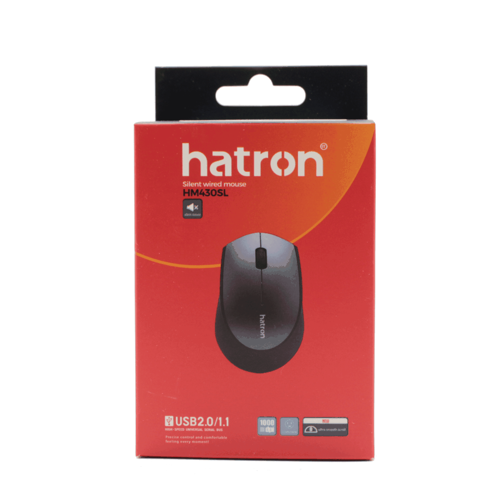 Hatron HM430 Silent Wired Mouse parsiankala.com