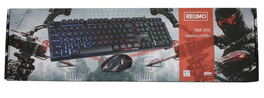 REDMO RM 200 wired mouse and keyboard (2)