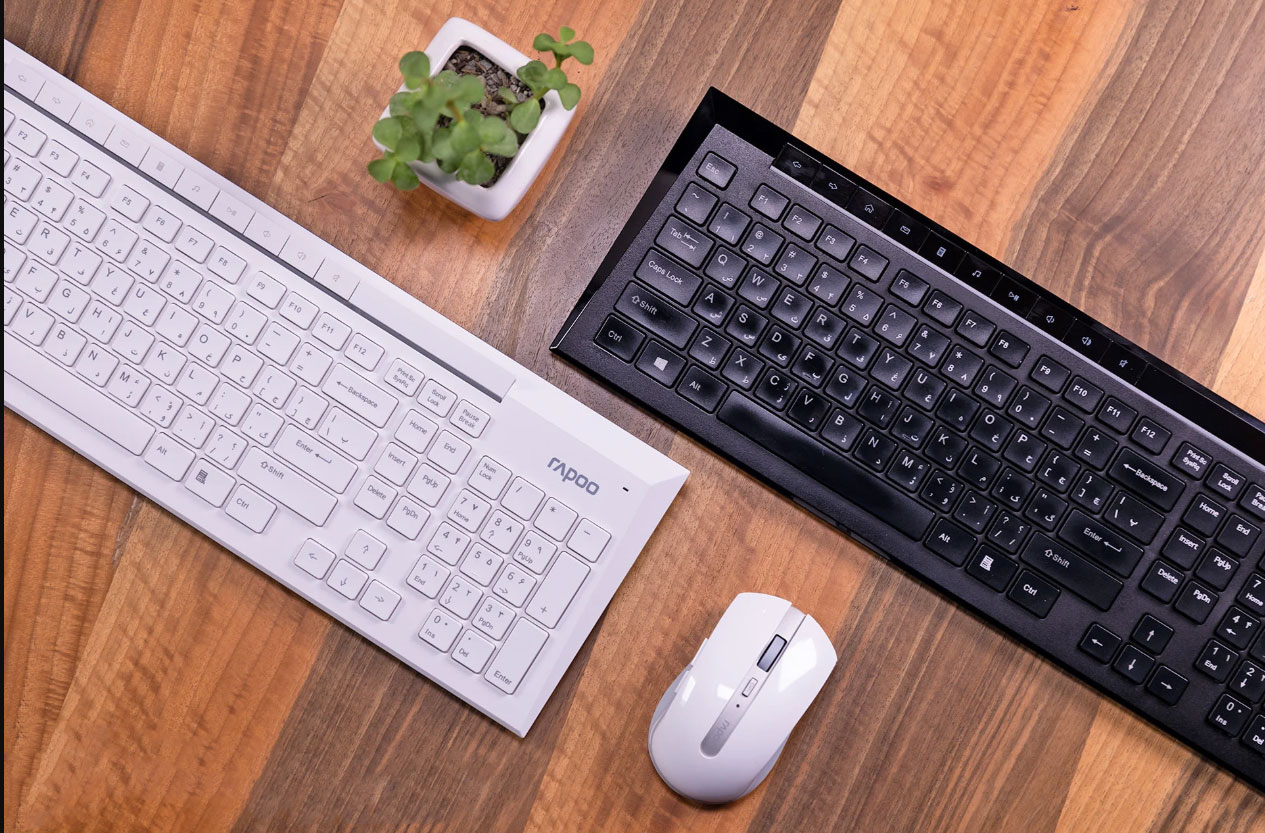 Rapoo 8200M Wireless Keyboard Mouse (1)