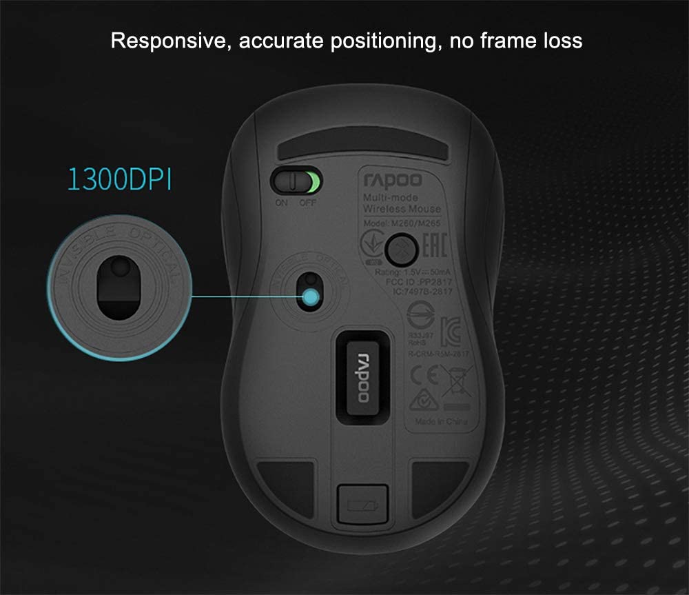 Rapoo M260 Wireless Mouse%20(7)