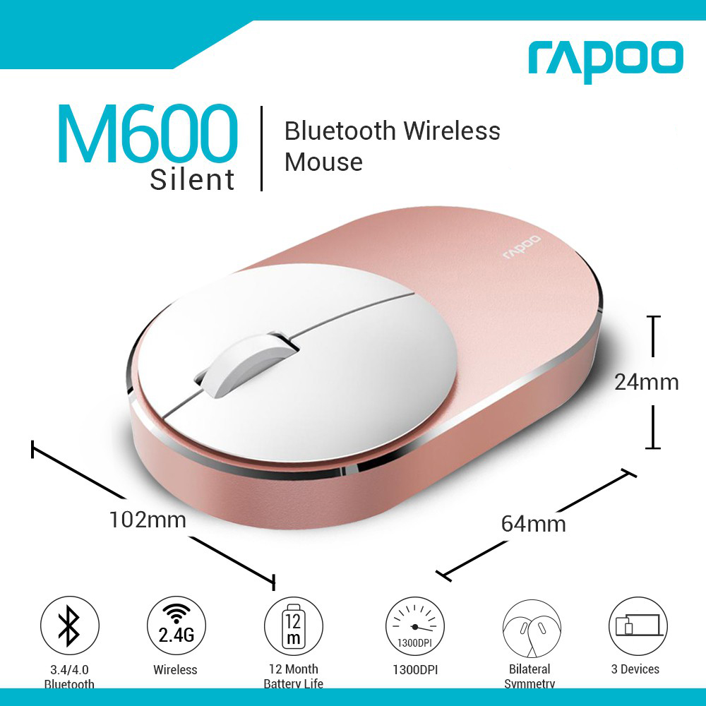 Rapoo M600 Wireless Mouse%20(12)