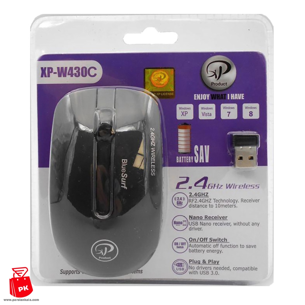 wireless mouse XP W430C parsiankala.com