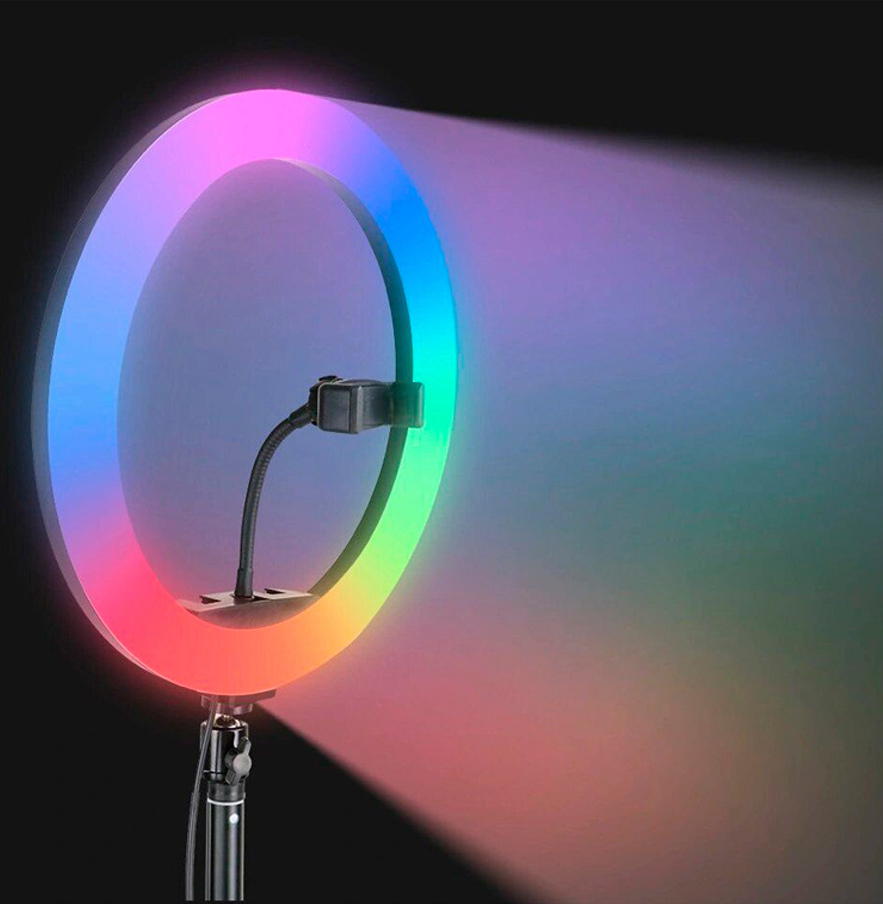LED Photography Ring Fill Light RGB WH34 34CM%20(13)