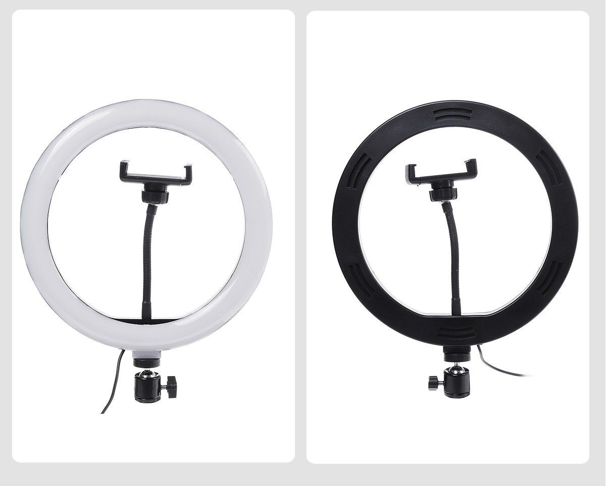 led ring fill light 10 inch 26cm dimmable lamp with usb controller for selfie live stream video vlog photography makeup%20(6)