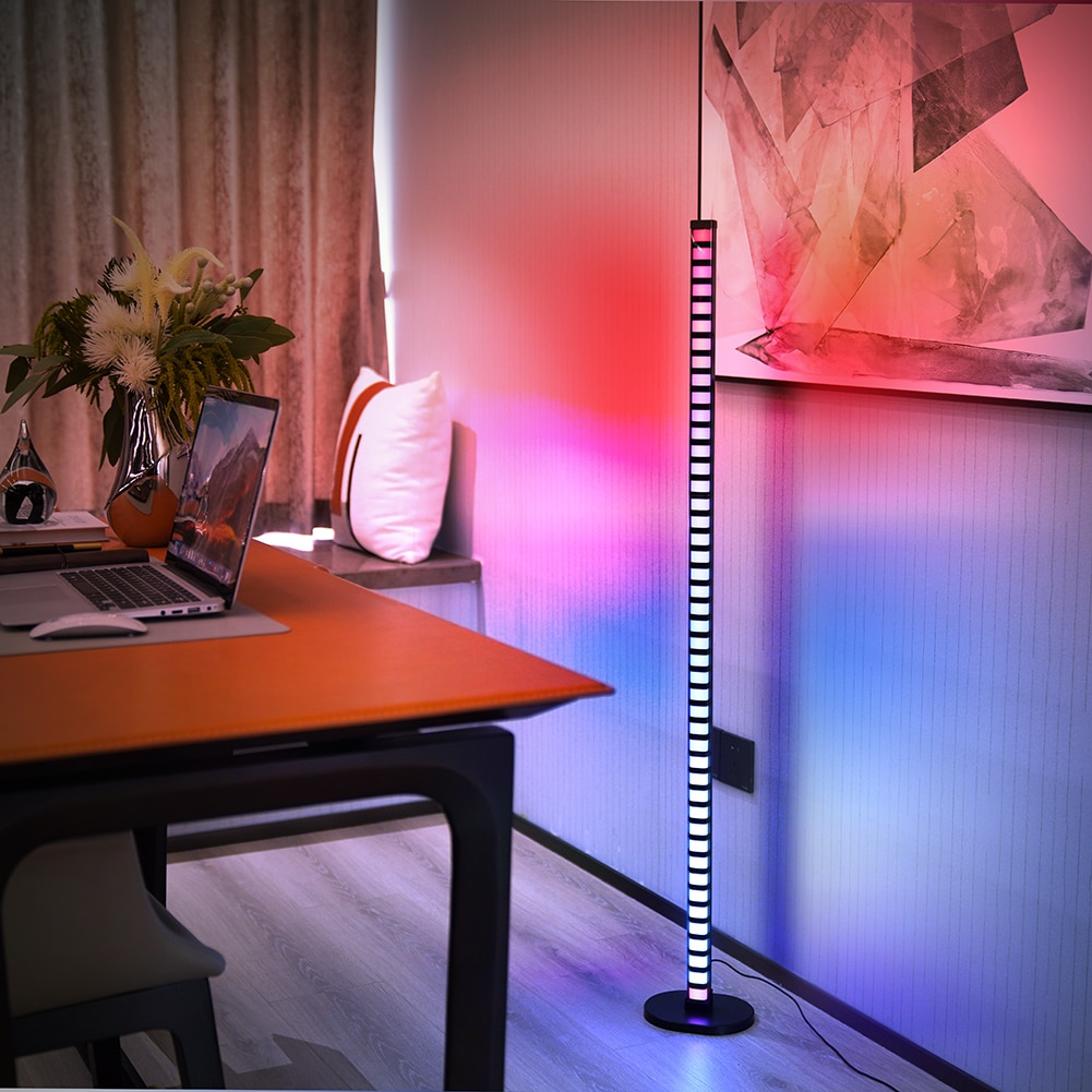 bluetooth led floor lamp rgbic music synchronized turn corner floor lamp app remote control bedroom game room party decoration%20(2)