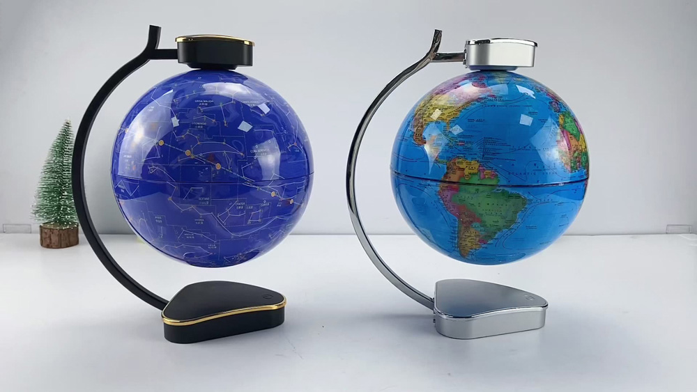 8 inch Magnetic Levitation Globe Office Home Creative Gift Ornament Suspended Lamp (4)