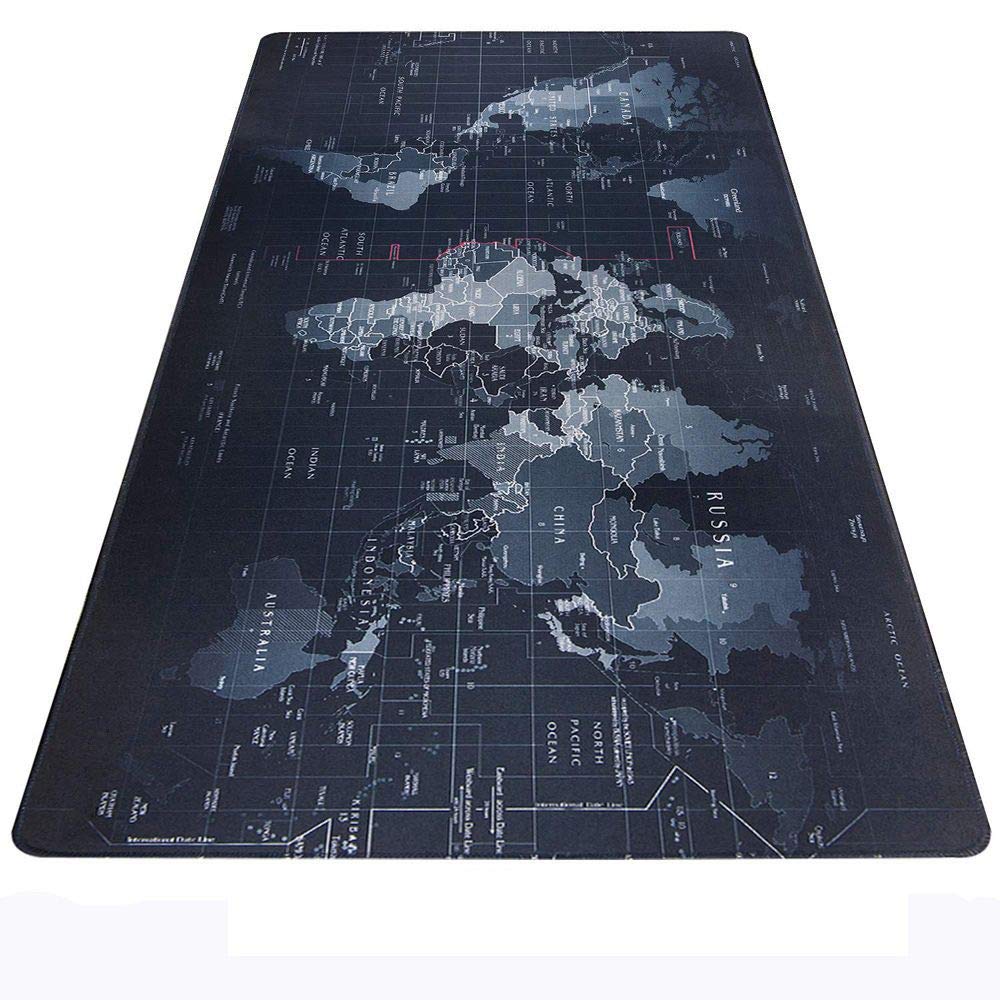 Large Gaming Mouse PadMouse Control Version The World Map Mouse Mat Desk Pad Keyboard Pad Game%20(1)