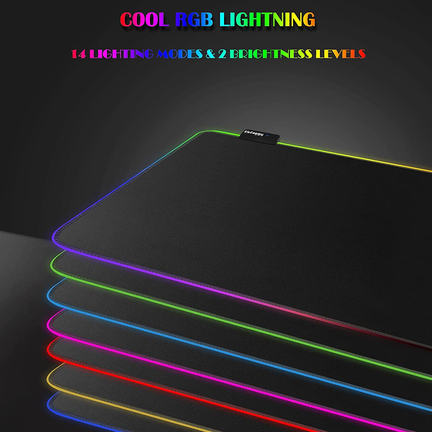 Large Gaming RGB Mouse Pad 14 Colors LED rgb Lighting 1 8M USB Cable Keyboard Mouse%20(3)