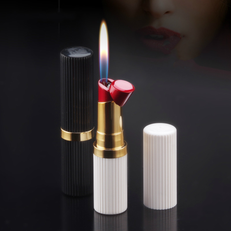 Lipstick Turbo Lighter Spray Gun Butane Cigar Cigarette Windproof Gas Lighters%20(5)