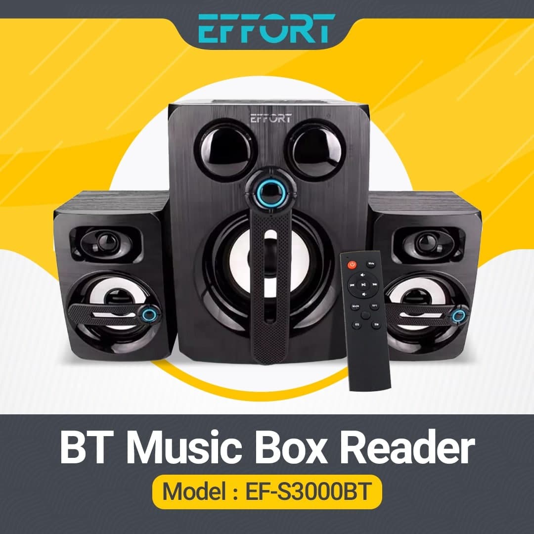 EFFORT EF S3000BT 3Pcs Speaker with radio by Aux USB SD%20%20(2)