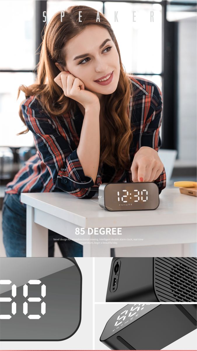 Havit M3 Havit mx701 Portable Bluetooth Speaker Alarm Clock%20(14)