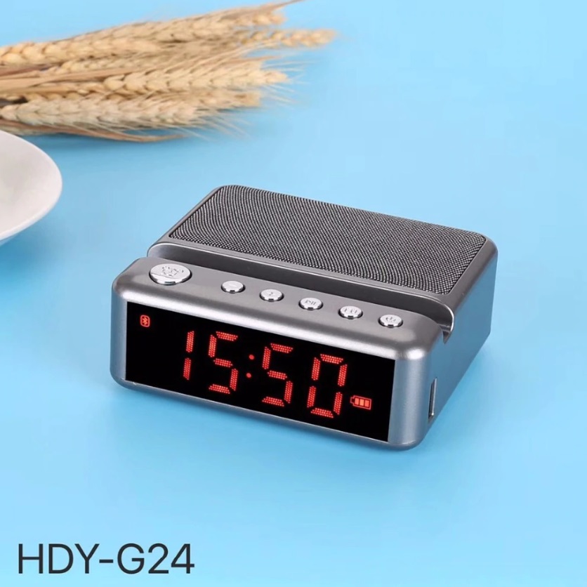 Portable Bluetooth speaker Clock digital
