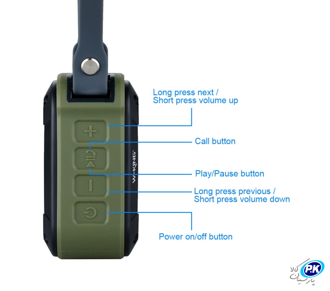 W KING S7 NFC Wireless Waterproof Bluetooth 4 0 Speaker%20(4) parsiankala.com