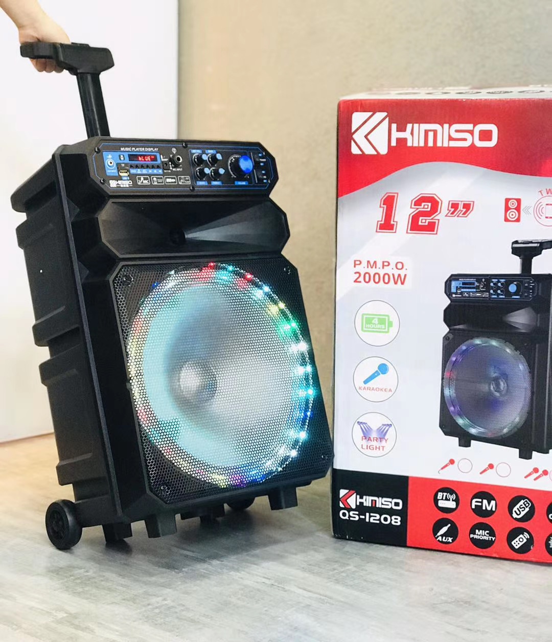 kimiso qs 1208 12 wireless karaoke bluetooth portable party speaker%20(1)