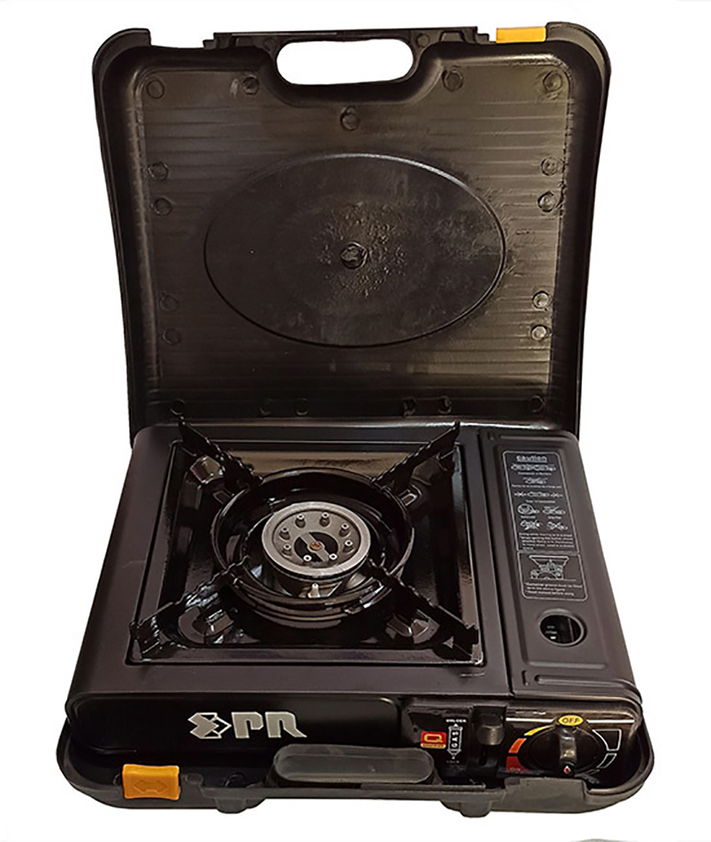 gas portable stove with brass burner head 1