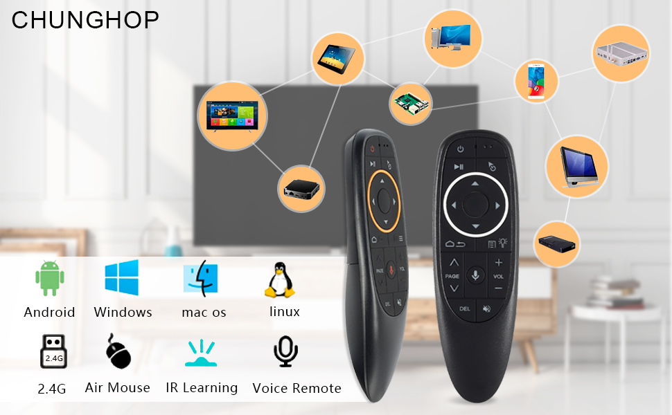 g10 voice remote control 2 4g wireless air mouse usb receiver for smart tv%20(8)