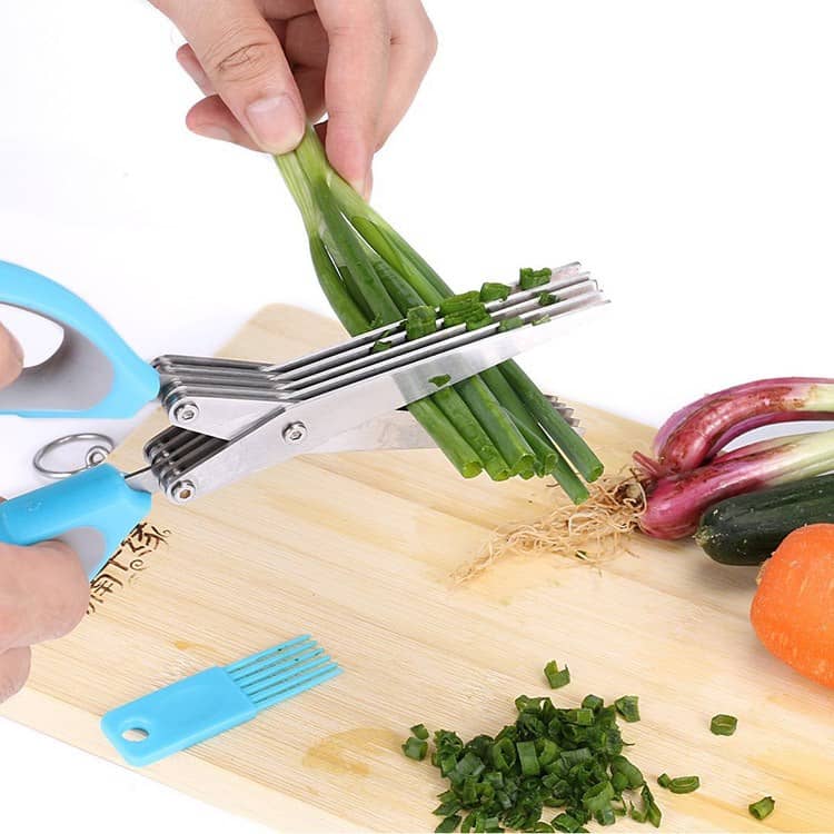 Kitchen 5 Layers Cutter Manual Cooking Tool Stainless Steel 11