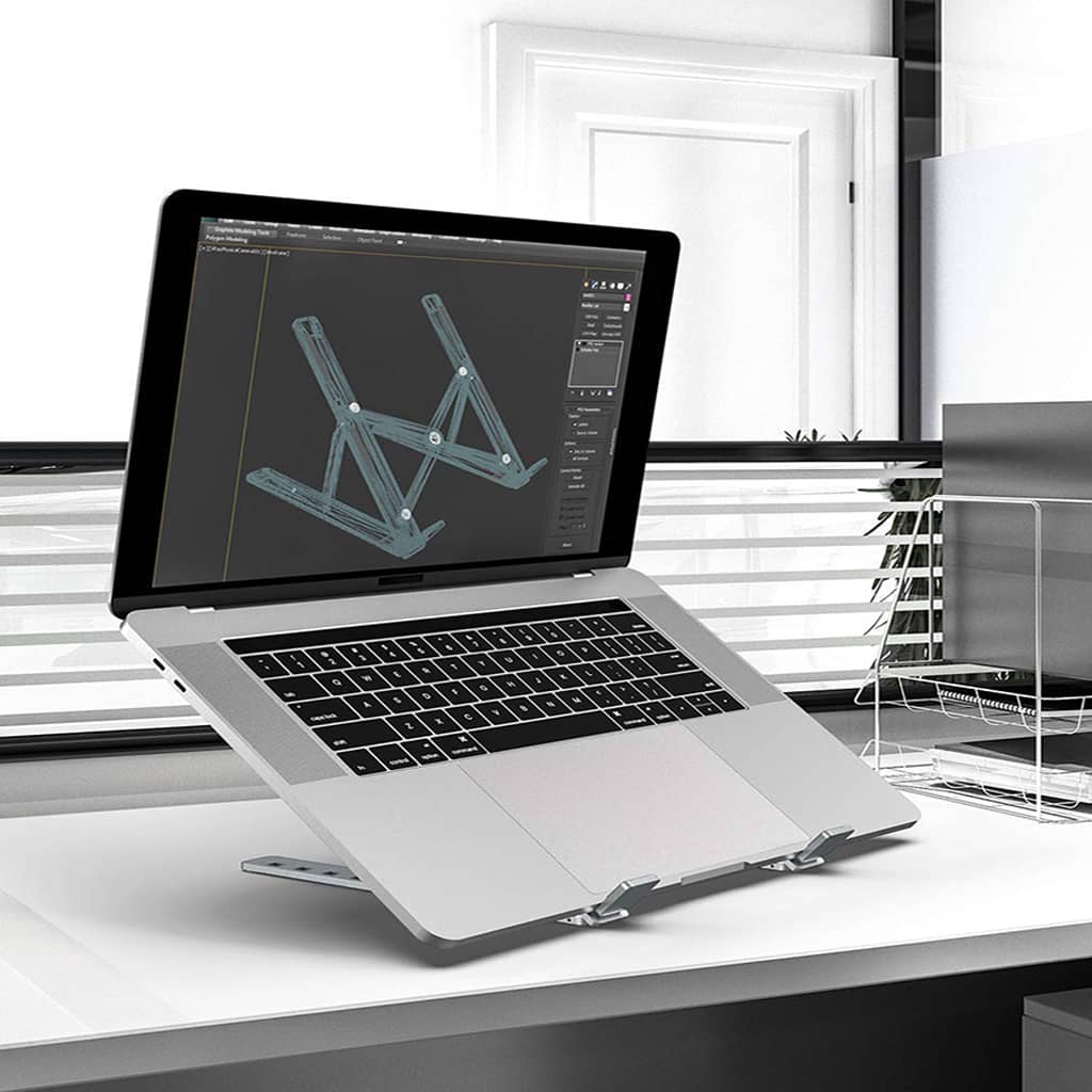 N18 Adjustable Portable Laptop Holder Aluminum Desktop Mount 9 1