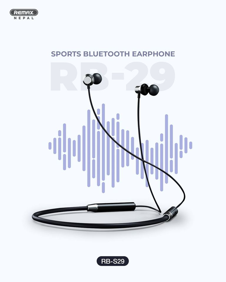 REMAX RB S29 Neckband Bluetooth Earphone 2