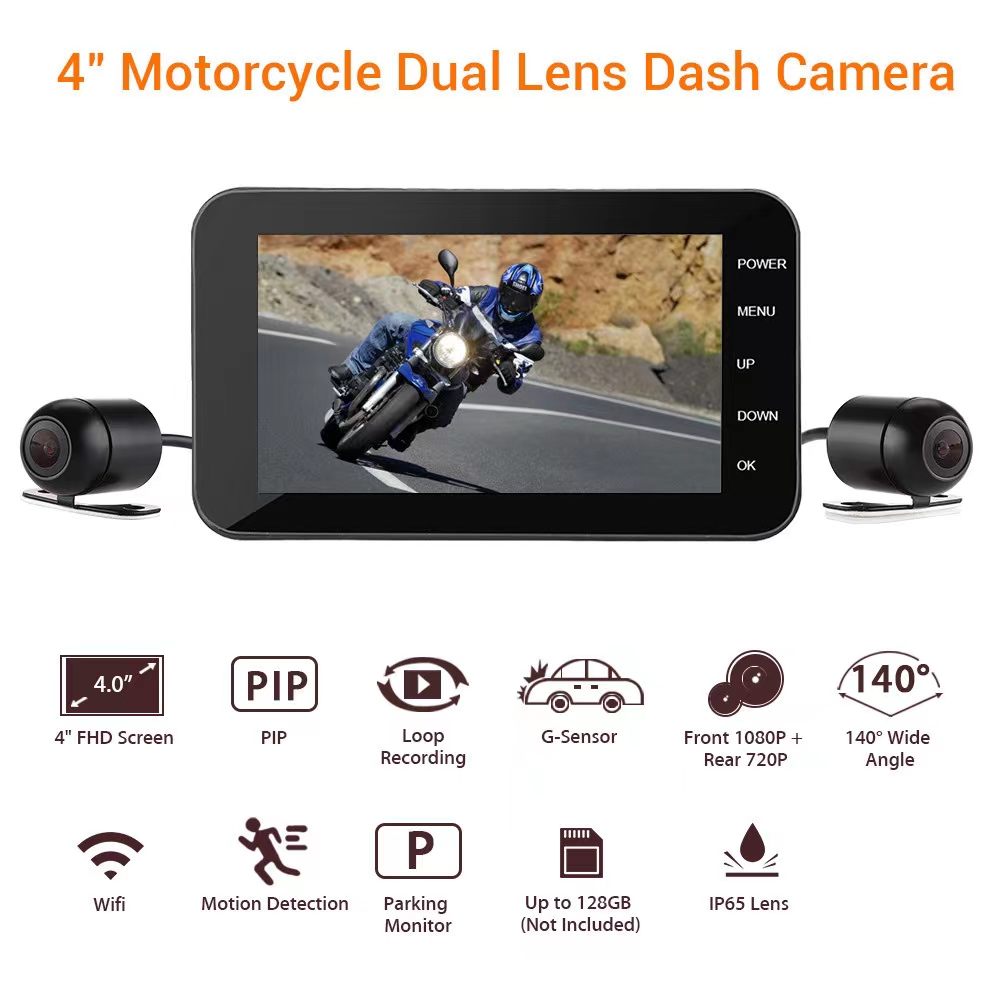 camera dual rear view motorcycle 2