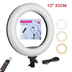 12inch ring light photographic lighting dimmable 550x550 1
