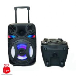 8Inch KIMISO QS4811 Outdoor Portable trolley Speaker DJ Speaker System With LED Light Blue Tooth Speaker 2 ParsianKalacom 550x550 1